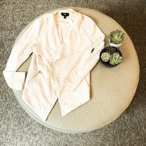 MOSSIMO Speckled cream sweater
